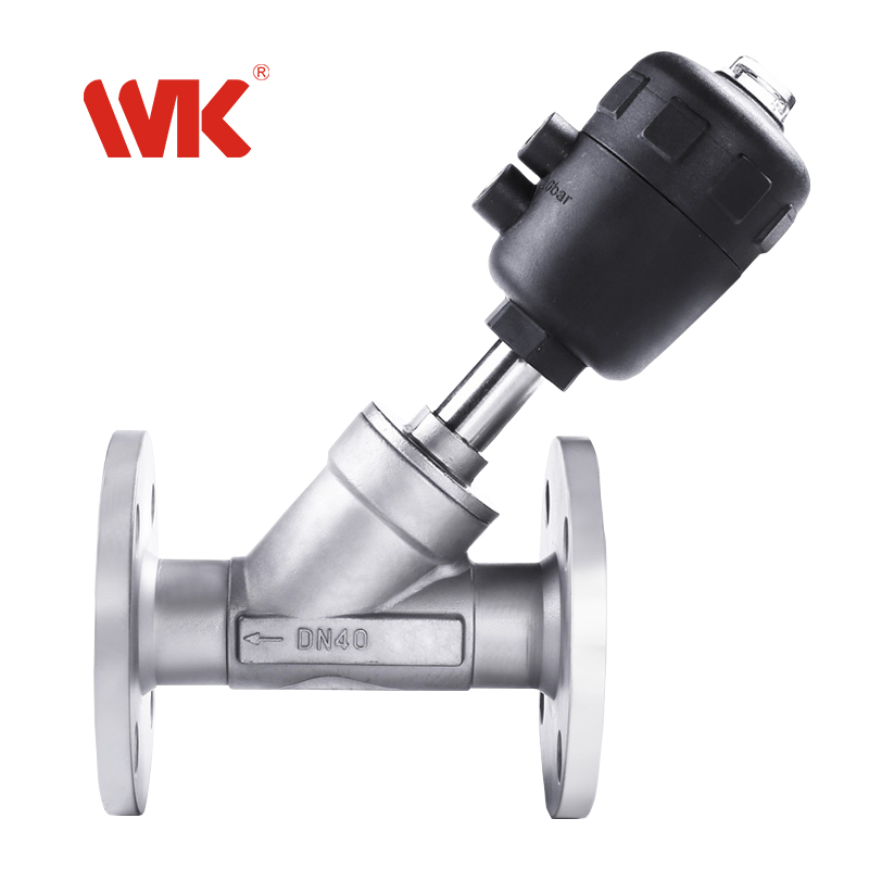 法蘭口氣動角座閥 法蘭口氣動角座閥