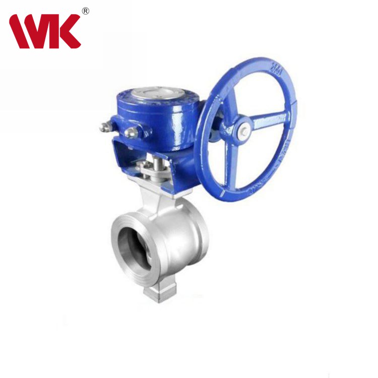 對夾式渦輪V型球閥 對夾式渦輪V型球閥